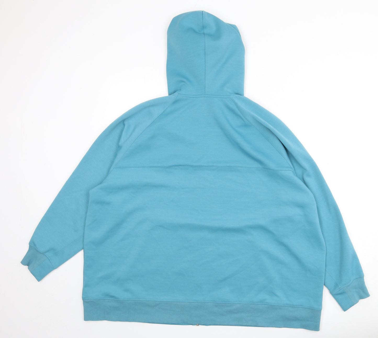 Autograph Womens Blue Polyester Full Zip Hoodie Size 22 Zip