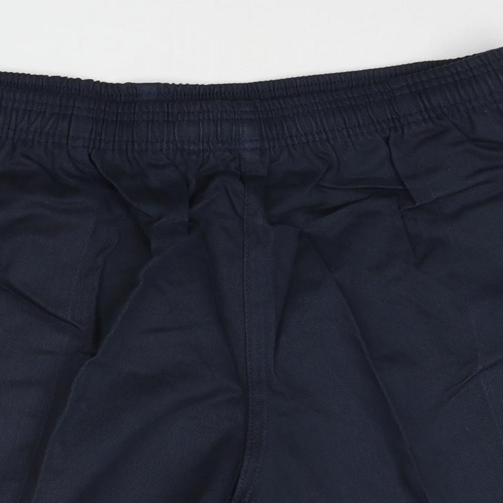 Canterbury Mens Black Cotton Athletic Shorts Size 40 in Regular Drawstring - Logo QEH