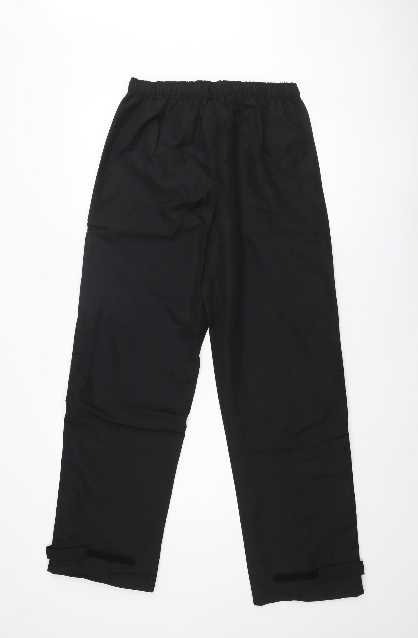 Canterbury Mens Black Polyester Track Pants Trousers Size M L31 in Regular Pullover - Canterbury of New Zealand Zip Side Seams