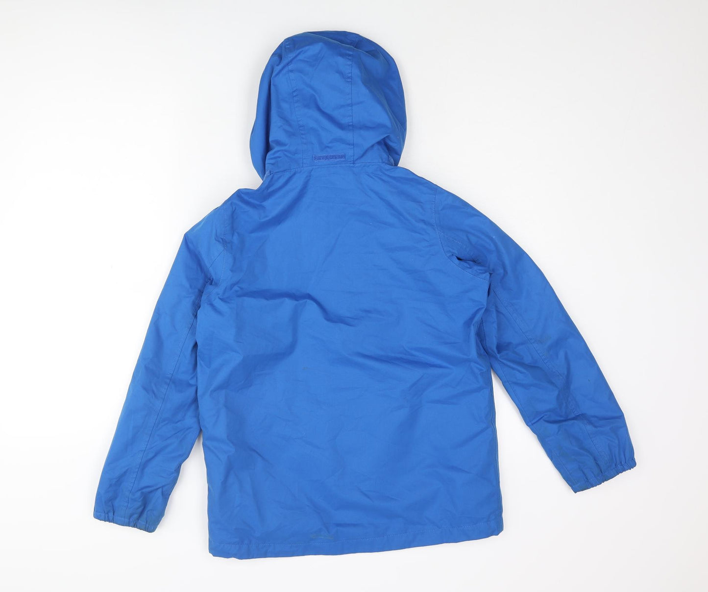 Peter Storm Boys Blue Rain Coat Coat Size 11-12 Years Zip