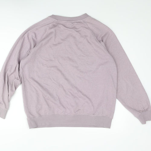 H&M Womens Purple Cotton Pullover Sweatshirt Size S Pullover