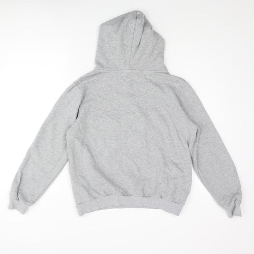 Moocci Womens Grey Cotton Pullover Hoodie Size M Pullover - Textured Star