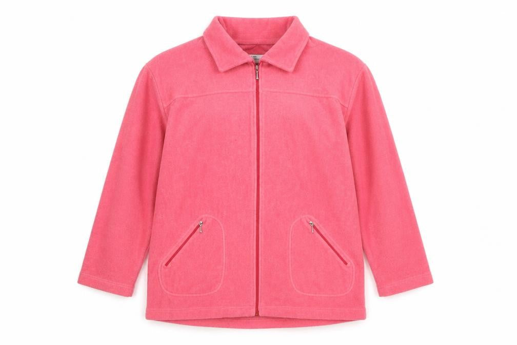 Lady Augusta Womens Pink Jacket Size M Zip