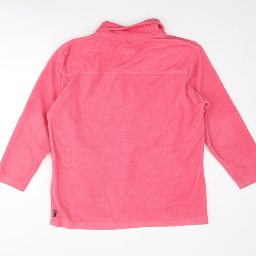 Lady Augusta Womens Pink Jacket Size M Zip