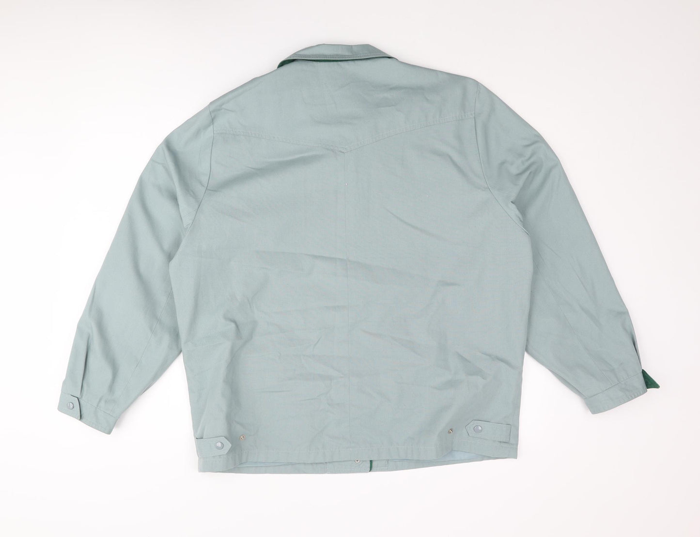 David Barry Womens Blue Jacket Size 18 Snap