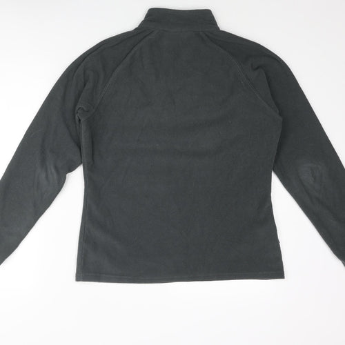 Mountain Warehouse Womens Grey Polyester Pullover Sweatshirt Size 10 Zip