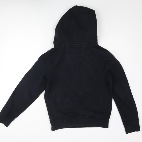 Abercrombie & Fitch Mens Blue Cotton Pullover Hoodie Size S - A&F 1892 Applique