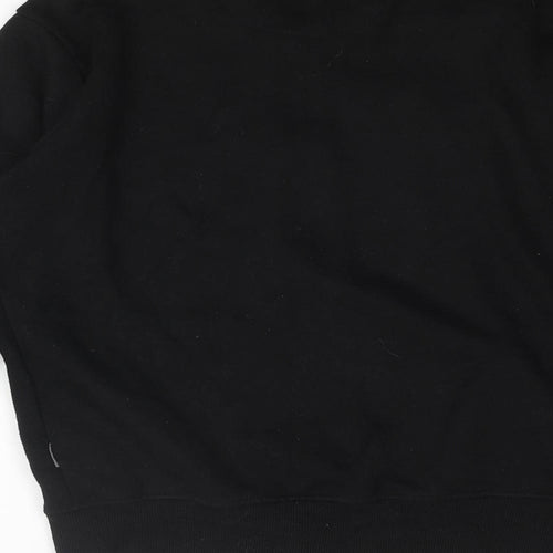 French Connection Mens Black Jacket Size S Zip - logo