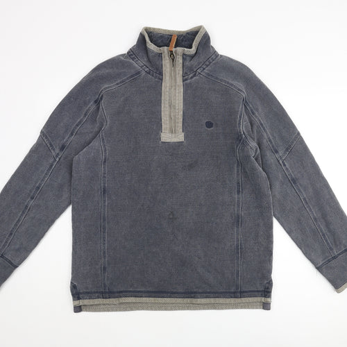 Fat Face Mens Blue Cotton Pullover Sweatshirt Size S