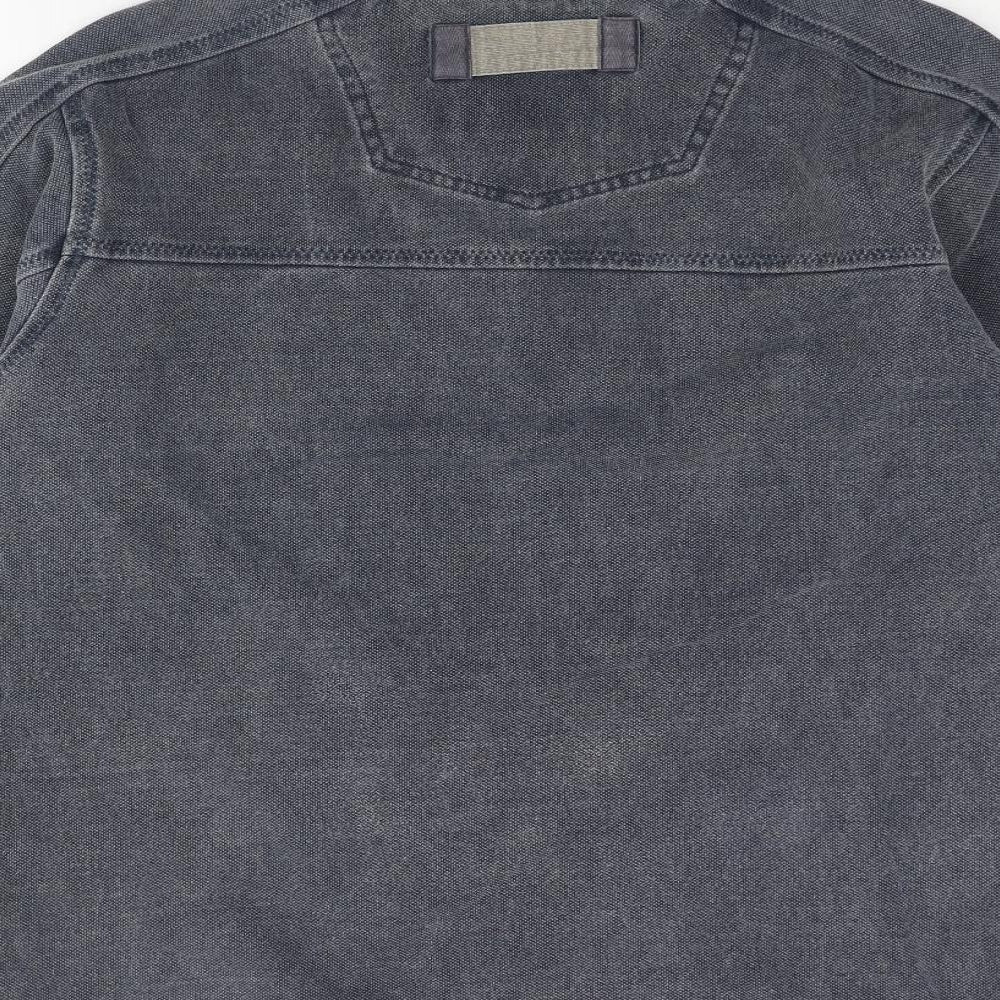 Fat Face Mens Blue Cotton Pullover Sweatshirt Size S