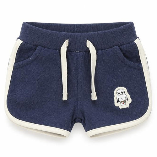 Marks and Spencer Boys Blue Cotton Jogger Trousers Size 3-6 Months Drawstring - Inside Leg 2in