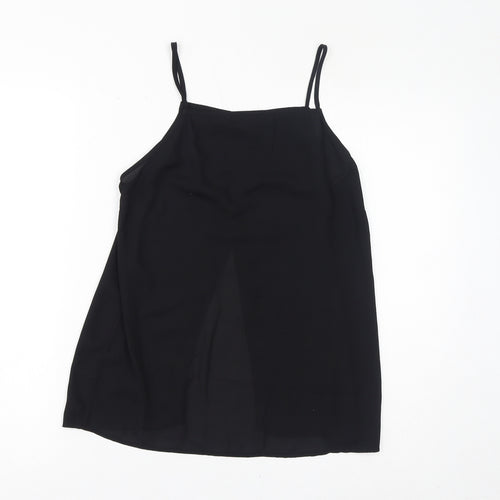 Monki Womens Black Polyester Camisole Tank Size S Square Neck