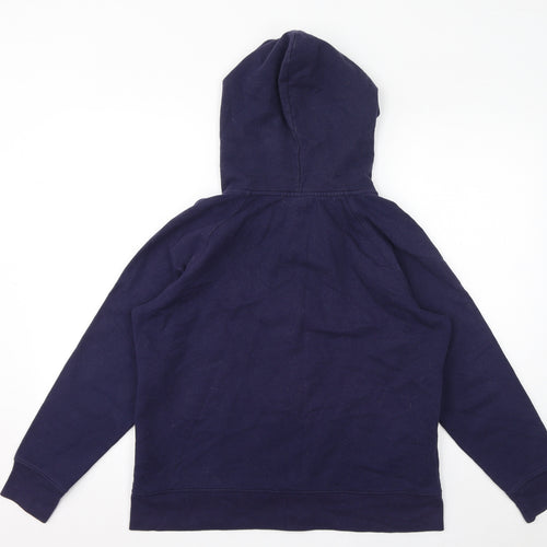 Gap Womens Purple Cotton Full Zip Hoodie Size XL Zip