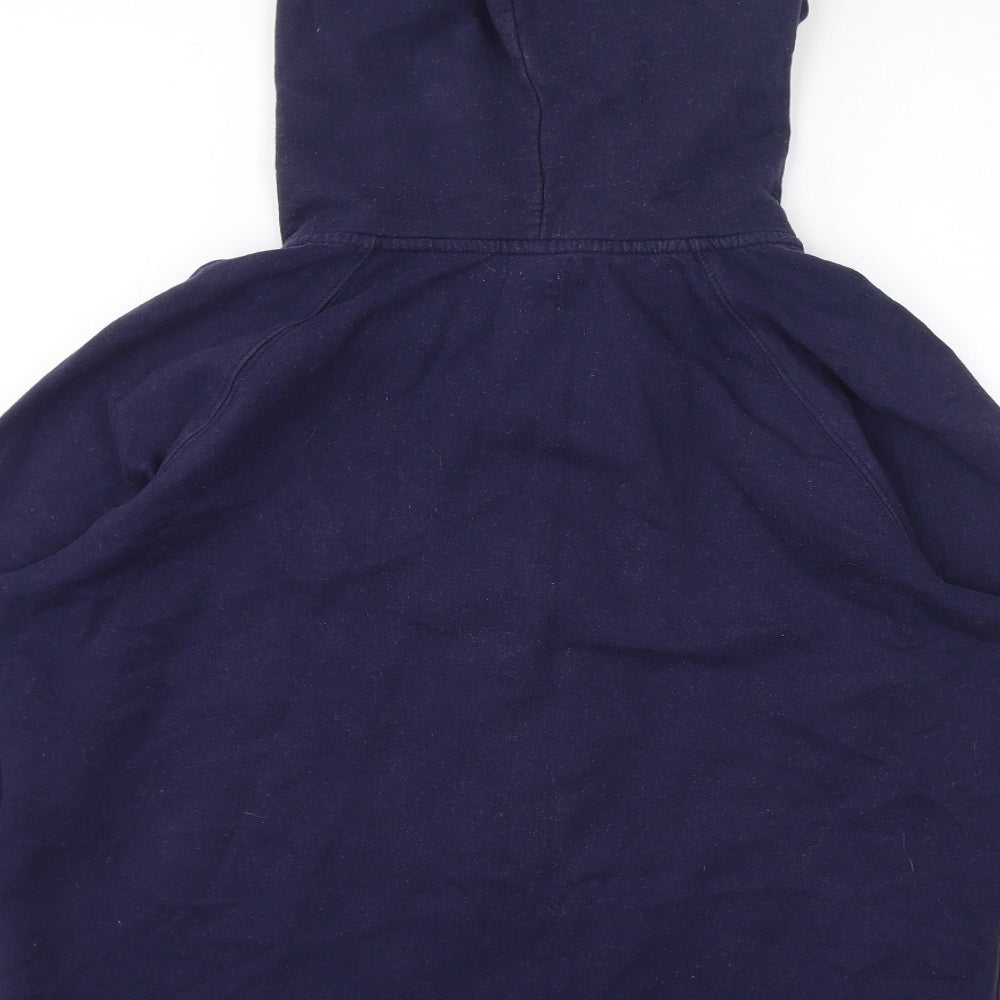 Gap Womens Purple Cotton Full Zip Hoodie Size XL Zip