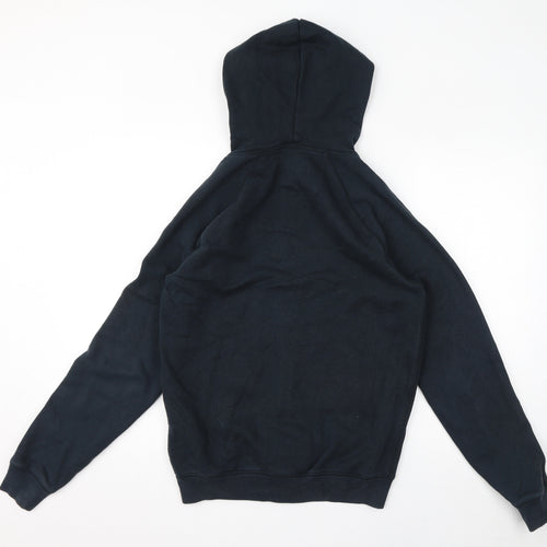 Jack Wills Mens Blue Cotton Full Zip Hoodie Size S