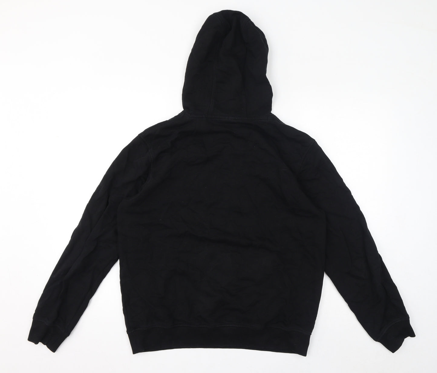 HUGO BOSS Mens Black Cotton Pullover Hoodie Size M - Hugo