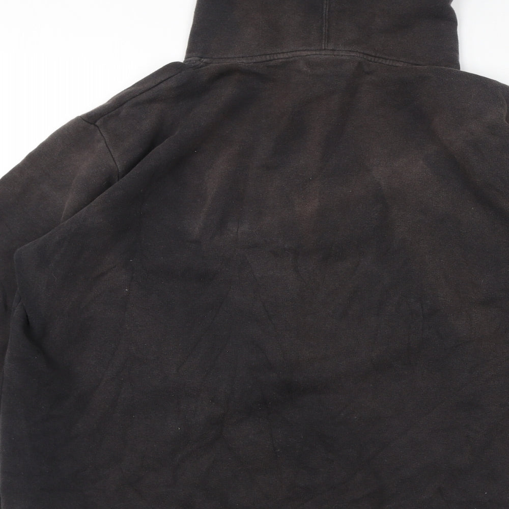 adidas Mens Grey Cotton Pullover Hoodie Size XL - Logo