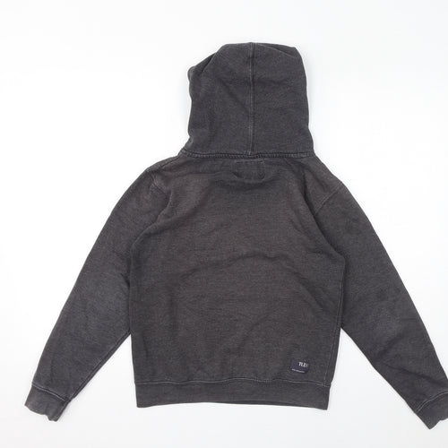 Troy Lee Designs Boys Grey Polyester Pullover Hoodie Size M Pullover - Logo