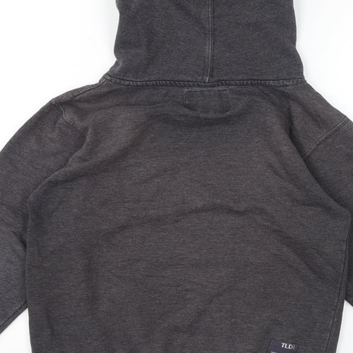 Troy Lee Designs Boys Grey Polyester Pullover Hoodie Size M Pullover - Logo