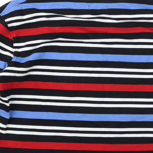 Topman Womens Multicoloured Striped Cotton Pullover Sweatshirt Size S Pullover