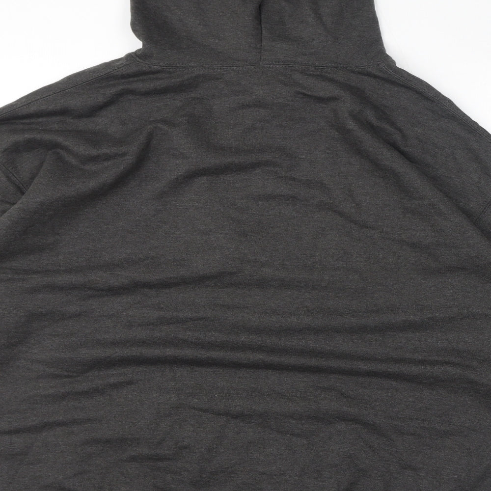 Point Mens Grey Cotton Pullover Hoodie Size XL - New York City, 1788