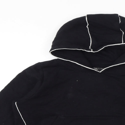 Firetrap Girls Black Cotton Pullover Hoodie Size 11-12 Years Pullover