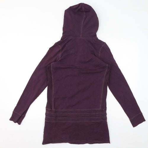 NEXT Womens Purple Cotton Pullover Hoodie Size 10 Pullover