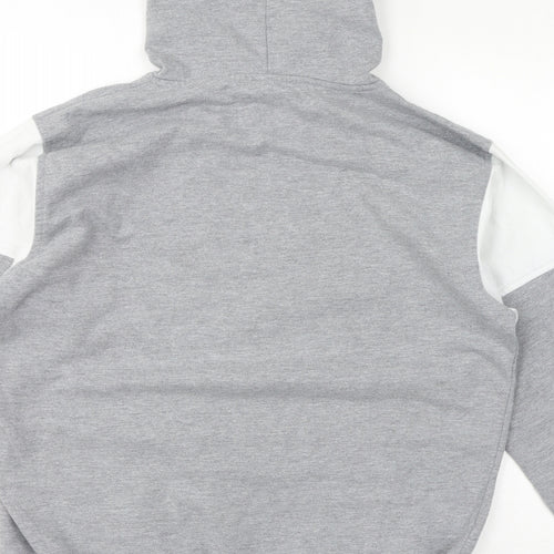 NICCE Womens Grey Cotton Pullover Hoodie One Size Pullover