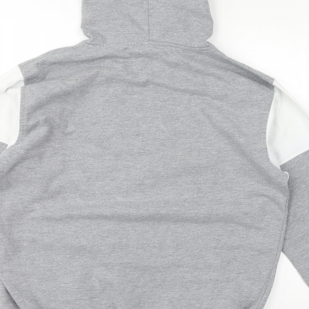 NICCE Womens Grey Cotton Pullover Hoodie One Size Pullover