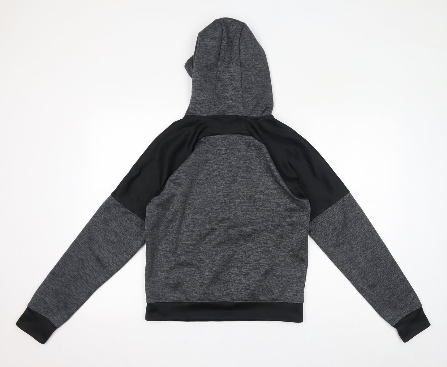 adidas Womens Grey Polyester Pullover Hoodie Size 8 Pullover - Size 8-10, Logo