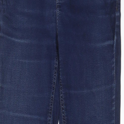 Mac Jeans Womens Blue Cotton Skinny Jeans Size 6 L30 in Regular Zip - Pockets