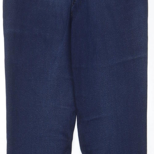 Mac Jeans Womens Blue Cotton Skinny Jeans Size 6 L30 in Regular Zip - Pockets