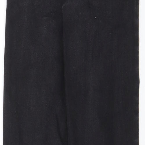 Denim & Co. Womens Grey Cotton Skinny Jeans Size 8 L27 in Regular Zip - Pockets