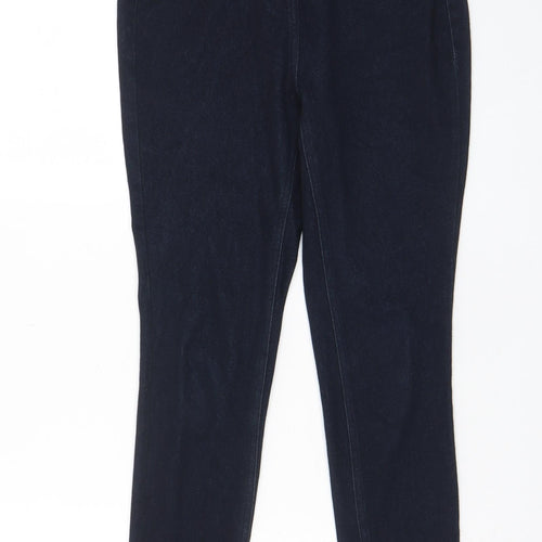 NEXT Womens Blue Cotton Capri Jeans Size 10 L24 in Regular