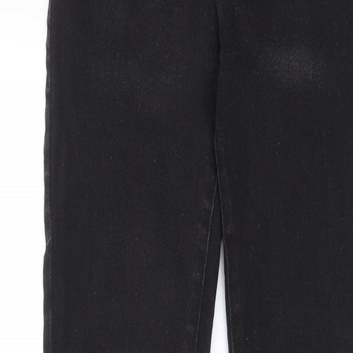 Denim & Co. Womens Grey Cotton Skinny Jeans Size 8 L28 in Regular Zip - Pockets