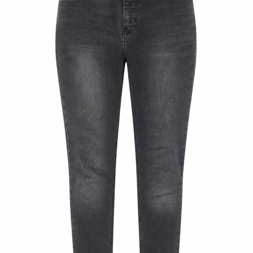 Topshop Womens Grey Cotton Skinny Jeans Size 28 in L30 in Regular Zip - Pockets