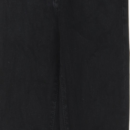 River Island Mens Black Cotton Skinny Jeans Size 32 in L32 in Regular Zip - Pockets