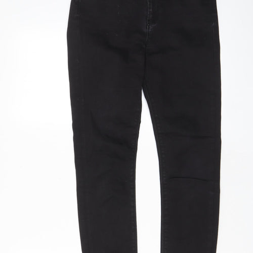 ASOS Womens Black Cotton Skinny Jeans Size 28 in L32 in Regular Zip - Pockets