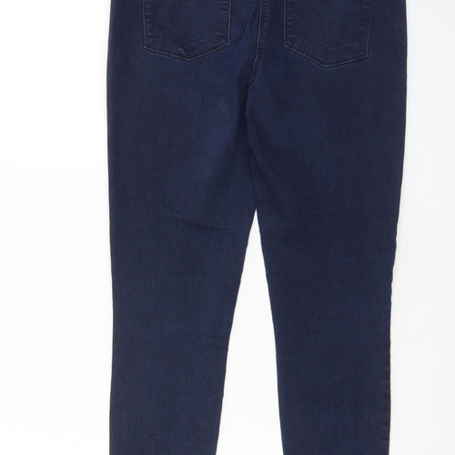 M&Co Womens Blue Cotton Jegging Jeans Size 10 L28 in Regular