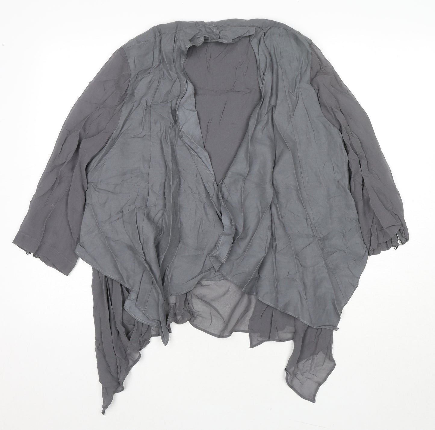 Mint Velvet Womens Grey Jacket Blazer Size 14