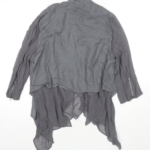Mint Velvet Womens Grey Jacket Blazer Size 14