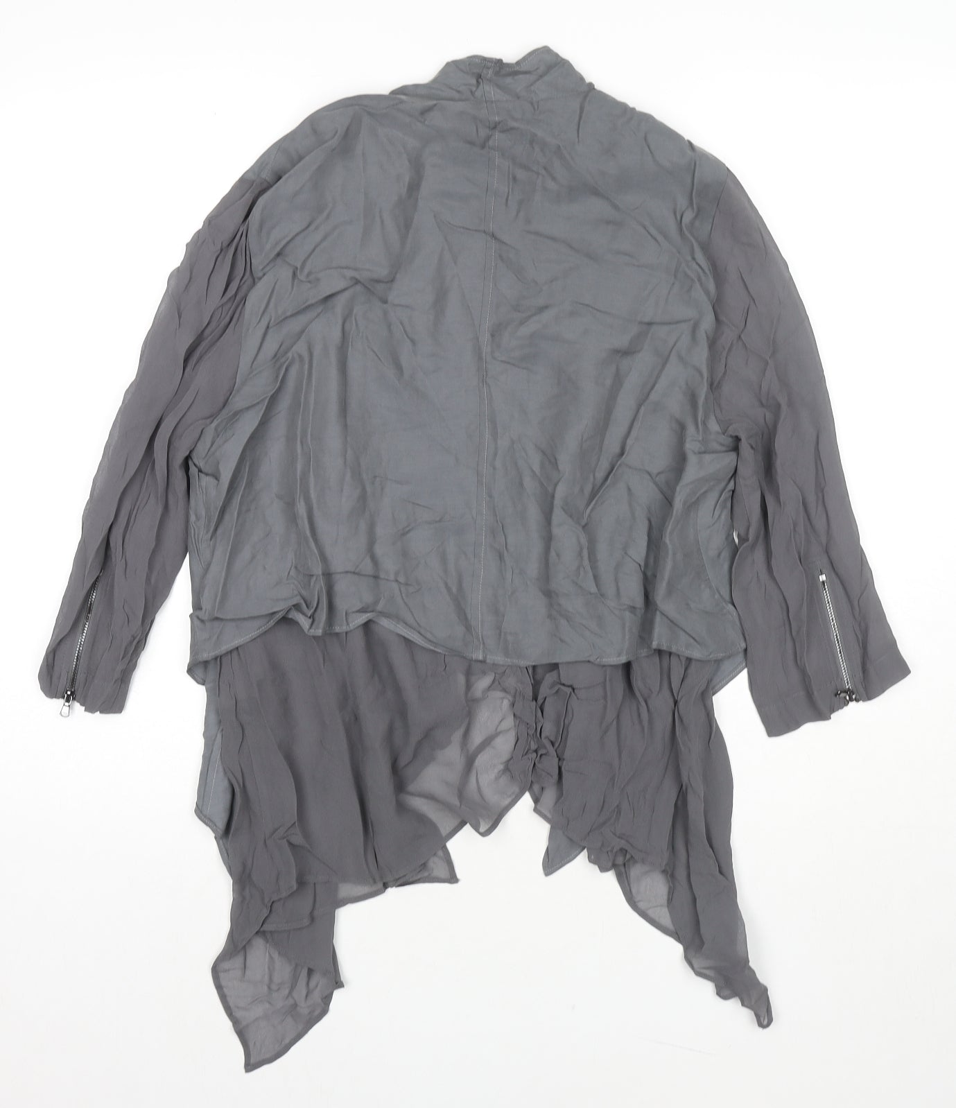 Mint Velvet Womens Grey Jacket Blazer Size 14