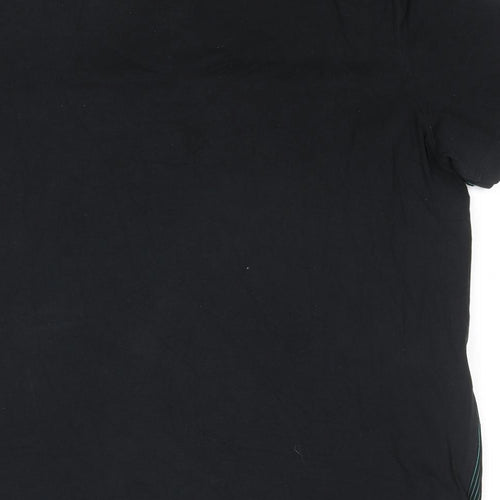 Mercedes-Benz Mens Black Cotton Polo Size 2XL Collared Pullover - AMG Logo