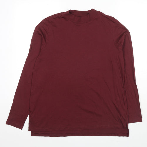 NEXT Womens Red Cotton Jersey T-Shirt Size 6 Round Neck