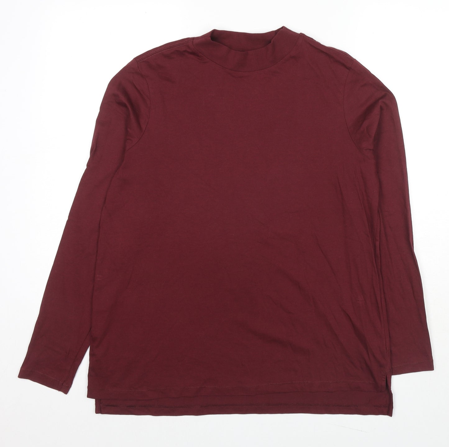 NEXT Womens Red Cotton Jersey T-Shirt Size 6 Round Neck
