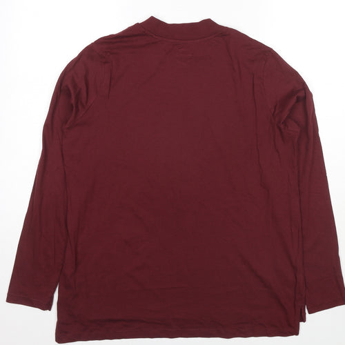 NEXT Womens Red Cotton Jersey T-Shirt Size 6 Round Neck