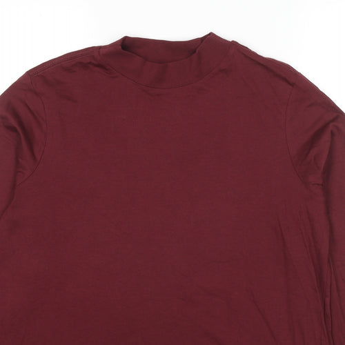 NEXT Womens Red Cotton Jersey T-Shirt Size 6 Round Neck