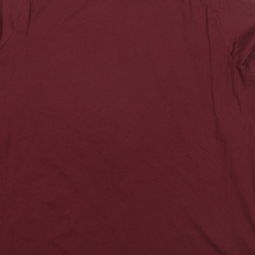NEXT Womens Red Cotton Jersey T-Shirt Size 6 Round Neck