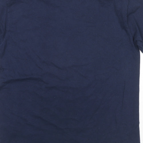 Shot Dead In The Head Mens Blue Cotton T-Shirt Size M Round Neck - Wankel Cars