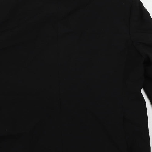 Varteks Mens Black Polyester Tuxedo Suit Jacket Size 40 Regular